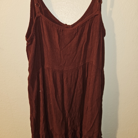 Mossimo Supply Co. Womans Dark Red Summer Dress Size M - Picture 8 of 11